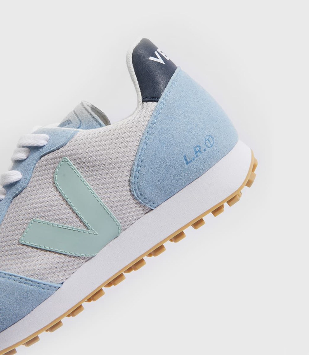 Veja Sneakers Womens - Sdu Rec Alveomesh - Grey/Blue - 9107MNDFS